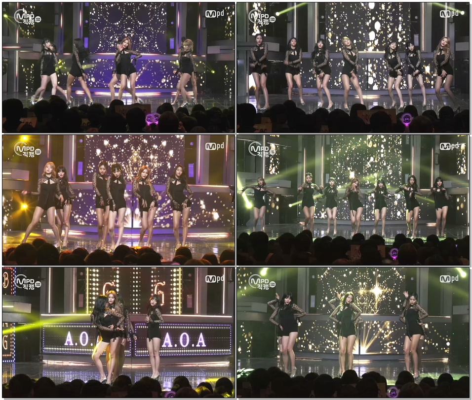 [MPD직캠 4K] 에이오에이 직캠 빙빙 Bing Bing AOA Fancam @엠카운트다운_170105