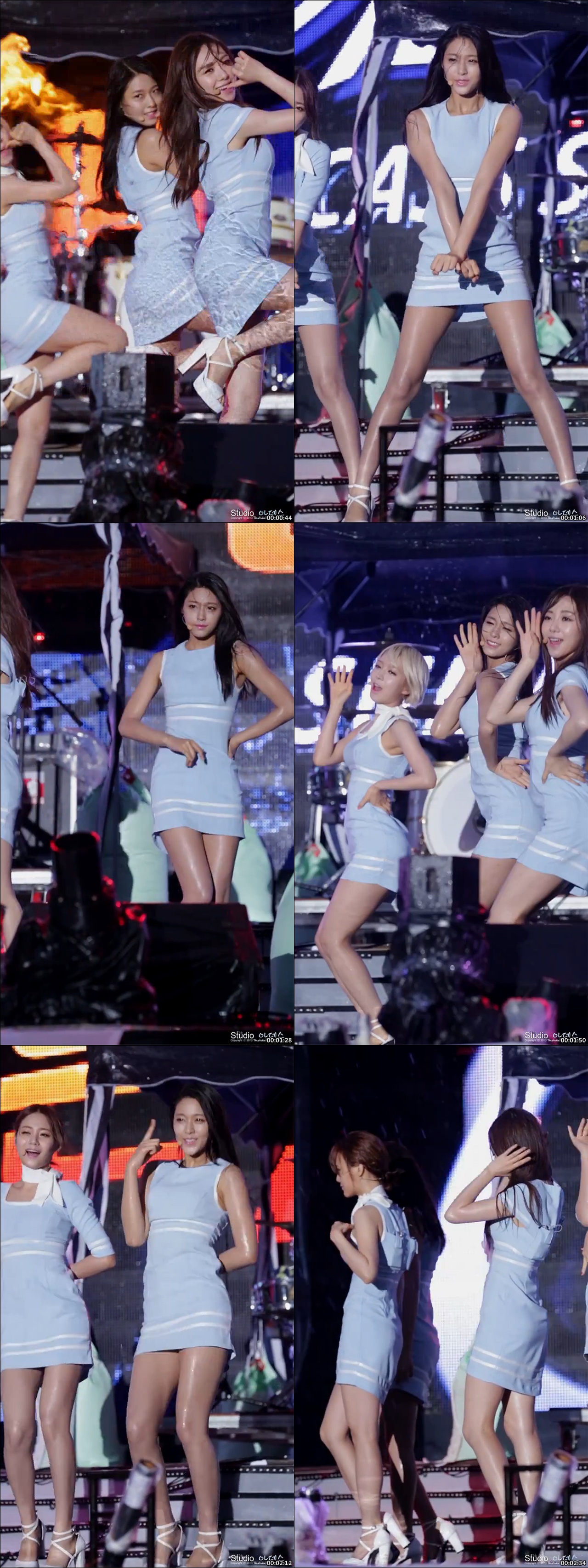 [빗속에서...직캠] AOA (설현) - 단발머리 @ 140802 카스썸머페스티벌 by 아데스