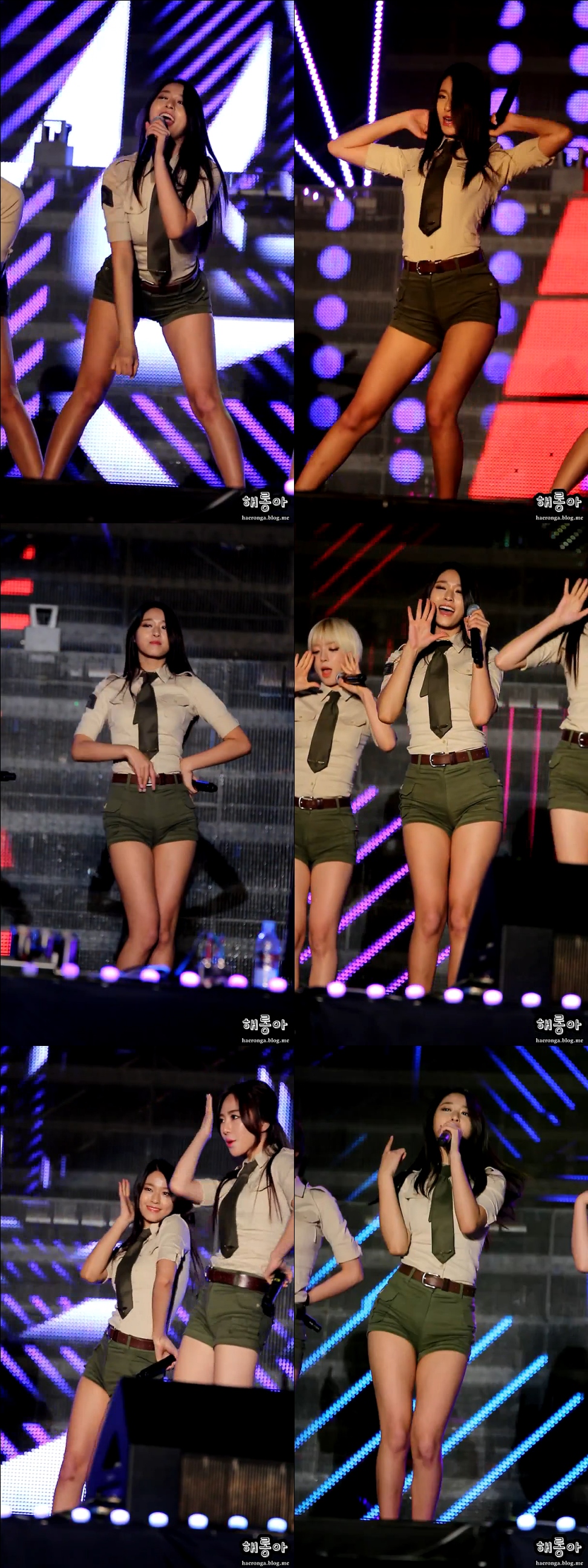 AOA(설현,초아) - 141008 광주충장축제 직캠 by 해롱아