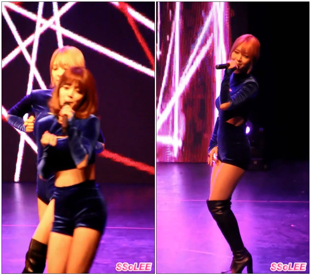 [Fancam] 150418 AOA (민아,초아)  @ 홍제 직캠 By SSoLEE