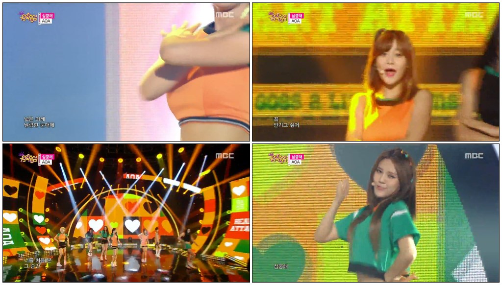 150718 AOA - HEART ATTACK @ Music Core