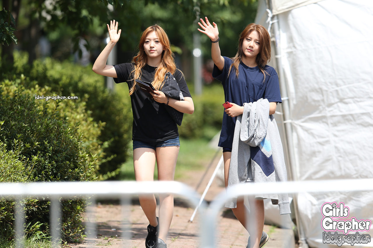 140808 AOA 음악 대향연 리허설 및 출퇴근길 by Girls Grapher