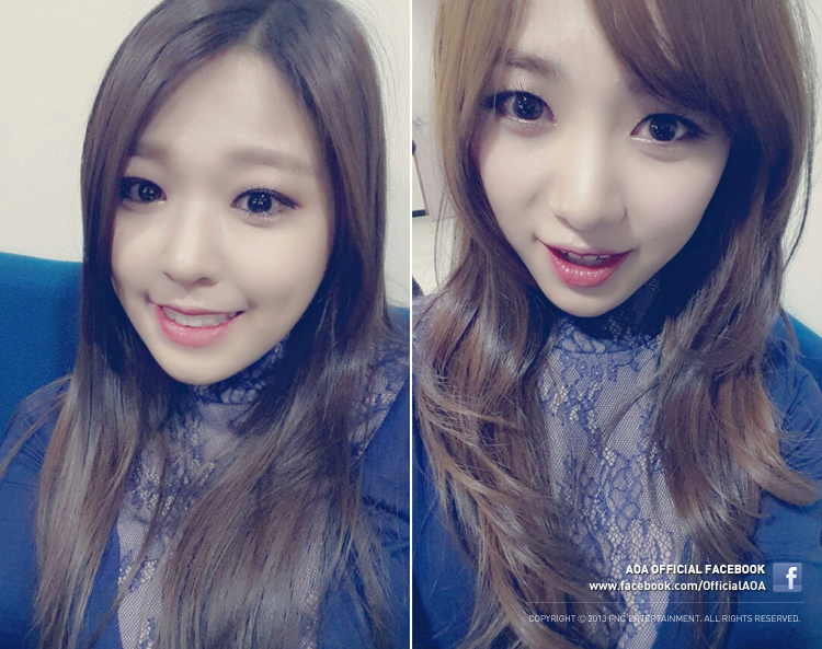 AOA 공식 페이스북 131112 업뎃 - At the final backstage of ‘Confused’