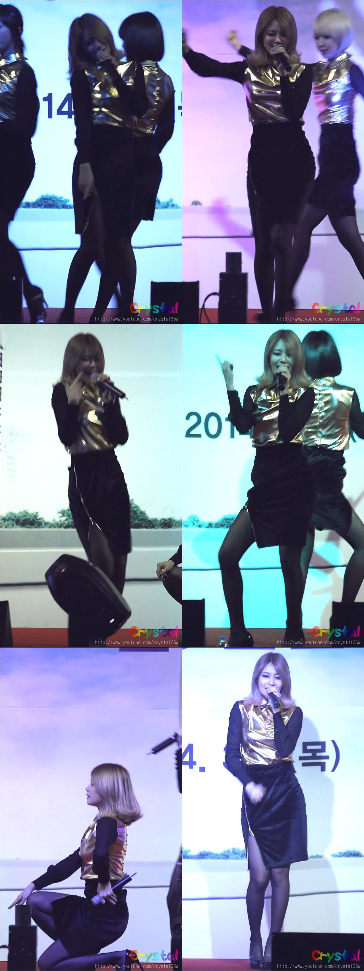 140306 AOA - Get Out (유나 직캠) @ 한국에어텍항공전문학교 입학식 by Crystal