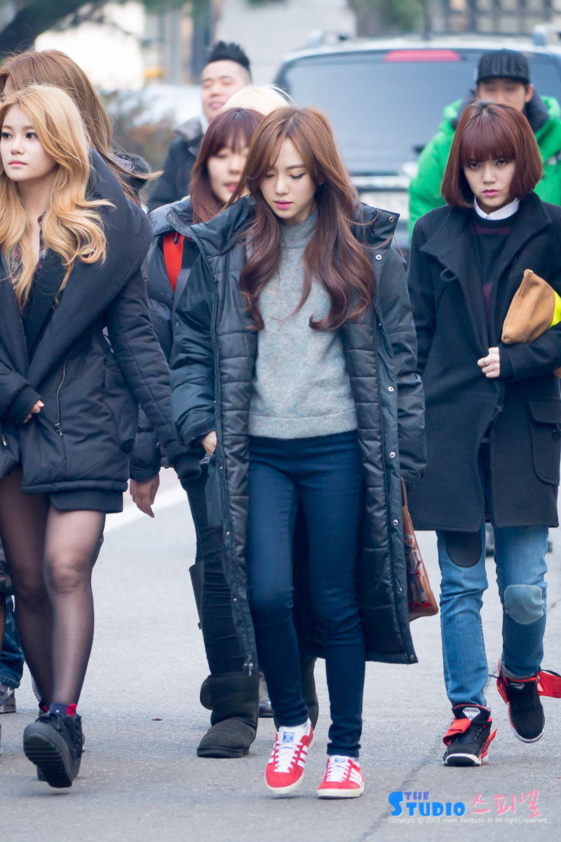 131220 뮤직뱅크 출근길 AOA 직찍 by 스피넬