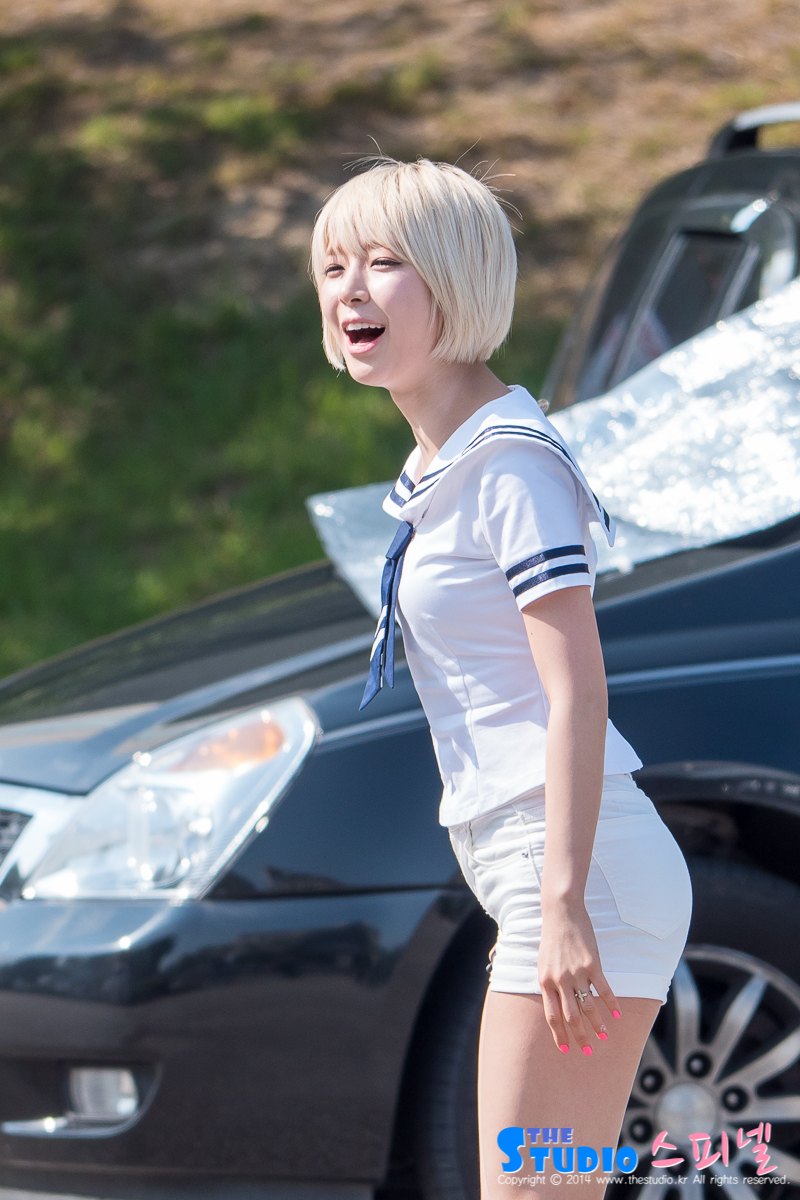 AOA 민아 초아 직찍 - 140811 음악대향연 출근길 by 스피넬