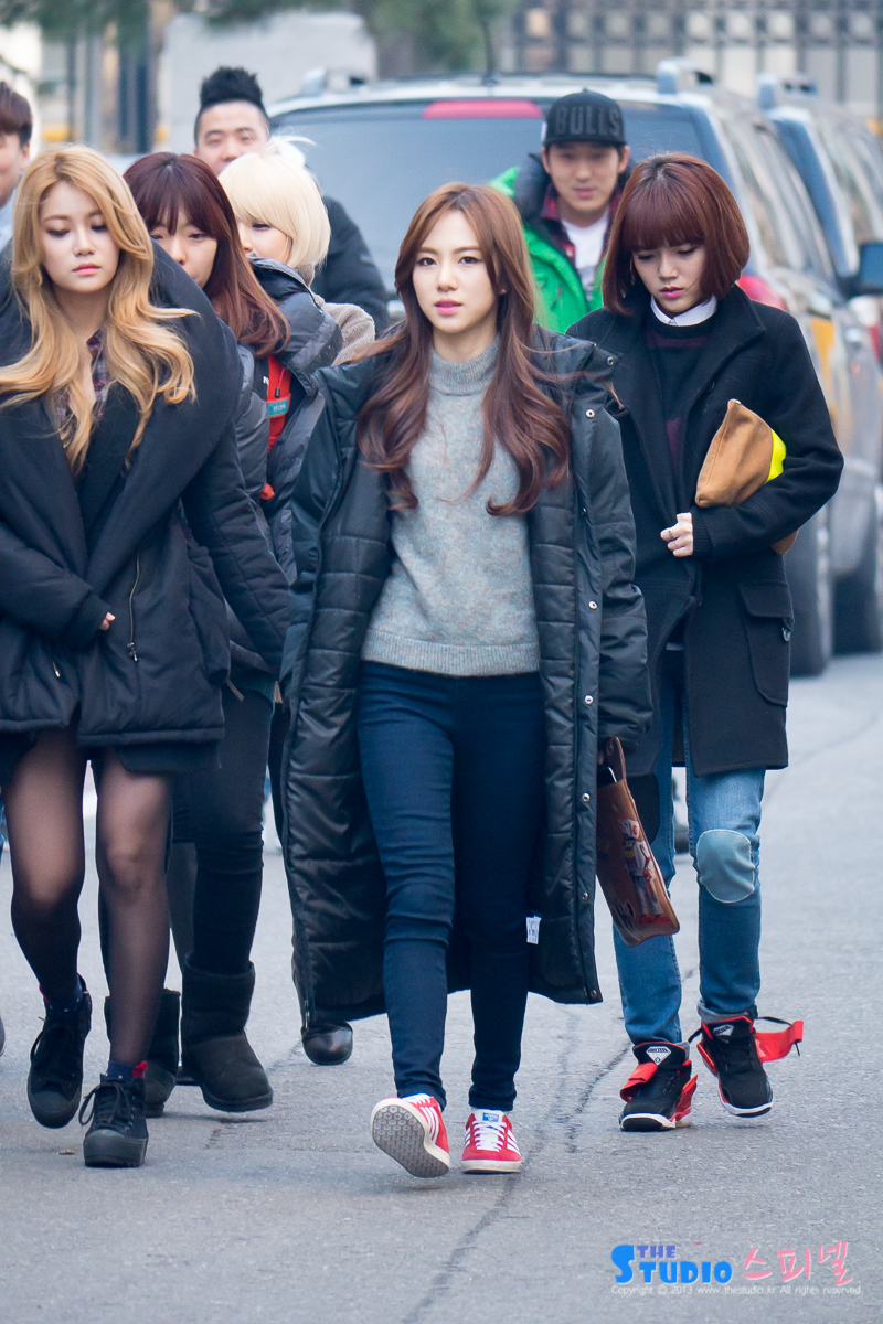 131220 뮤직뱅크 출근길 AOA 직찍 by 스피넬