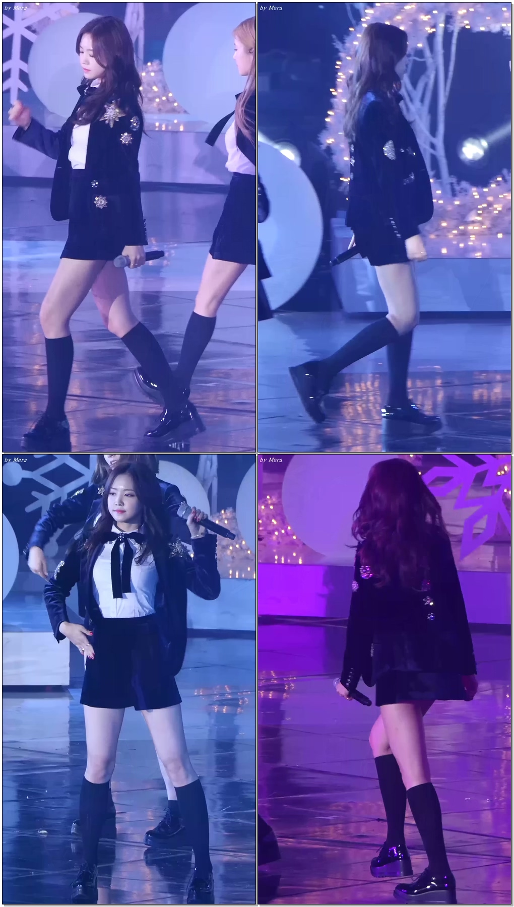 161226 에이핑크 (Apink) Only one(내가 설렐 수 있게)+별의 별 [나은] Naeun 직캠 Fancam (2016 가요대전) by Mera