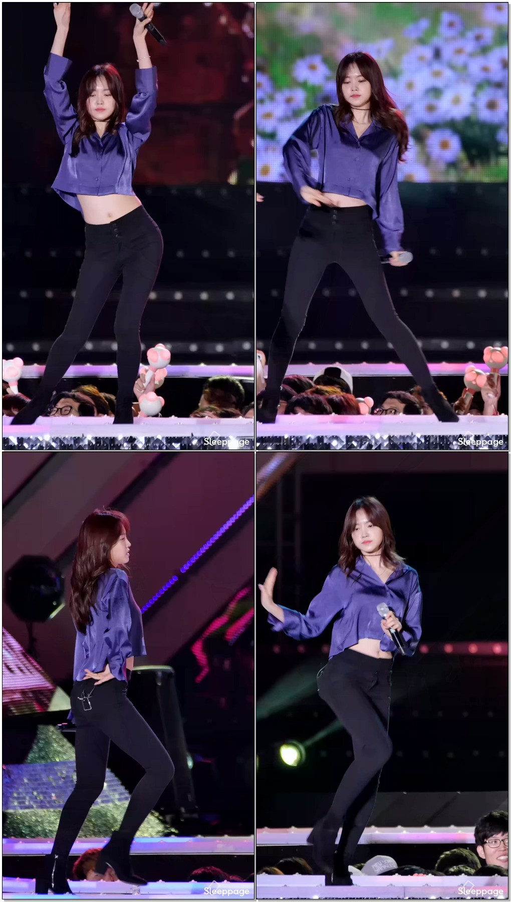 [4K/FANCAM/직캠] 161022 에이핑크(APINK) 내가 설렐수 있게 ( ONLY ONE ) [손나은] @청소년음악회 By Sleeppage