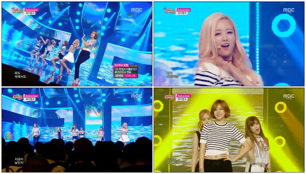 150725 Apink (에이핑크) - Remember (리멤버) @ Show! Music Core