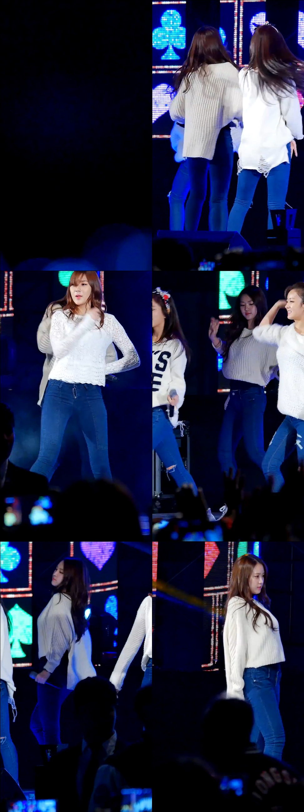 141029 동서대 에이핑크 직캠 나은(초롱,보미나은,하영,단체) by TheGsd