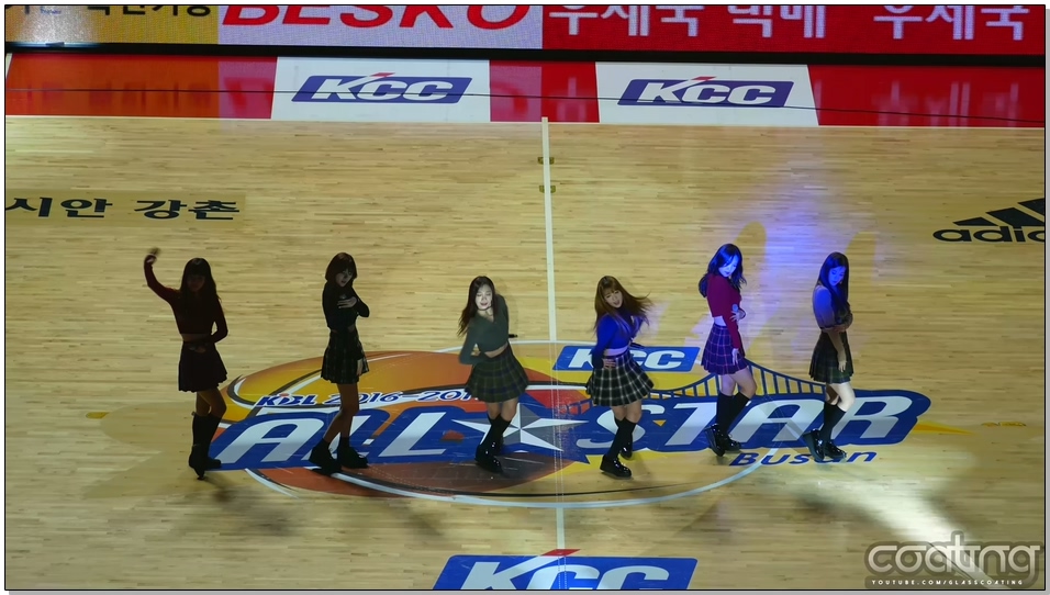 170122 H02 에이핑크(Apink)-내가 설렐 수 있게 직캠(Fancam)／16-17시즌 프로농구 올스타전 축하공연