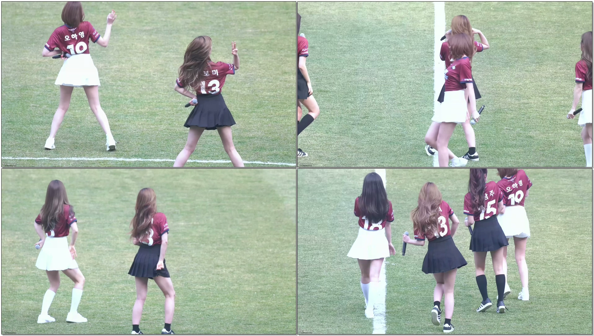 170312 에이핑크(Apink) 윤보미 프로축구 대전시티즌 홈개막전 하프타임 공연 LUV 뒷태 직캠(Fancam)