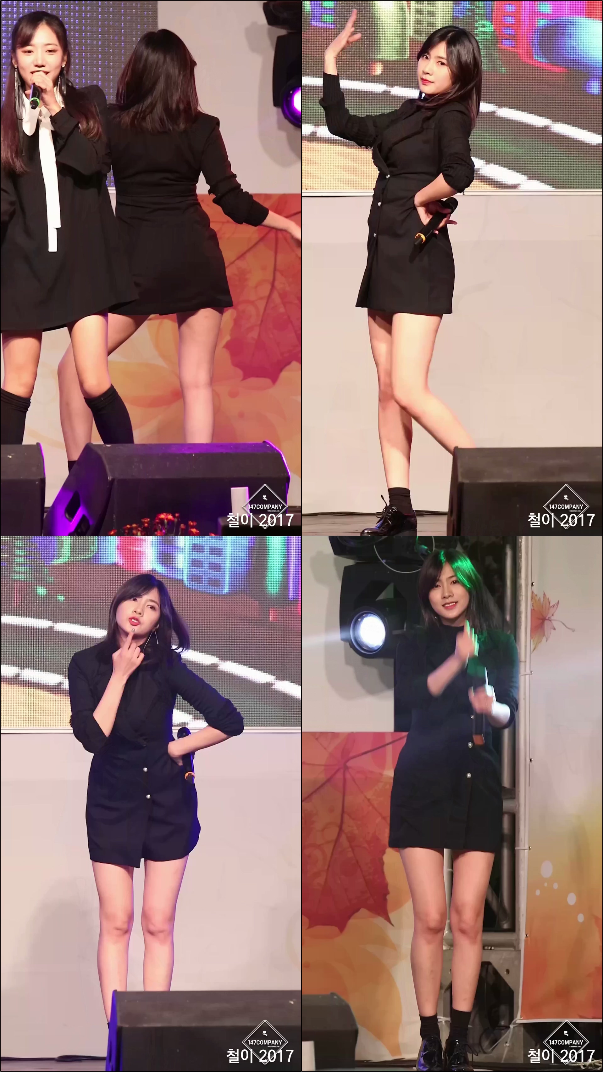 171028 에이핑크 (Apink) 하영 (Hayoung) 미스터츄 (Mr. Chu) BY 철이 147Company - 석왕사 부천시민음악회(직캠/fancam)
