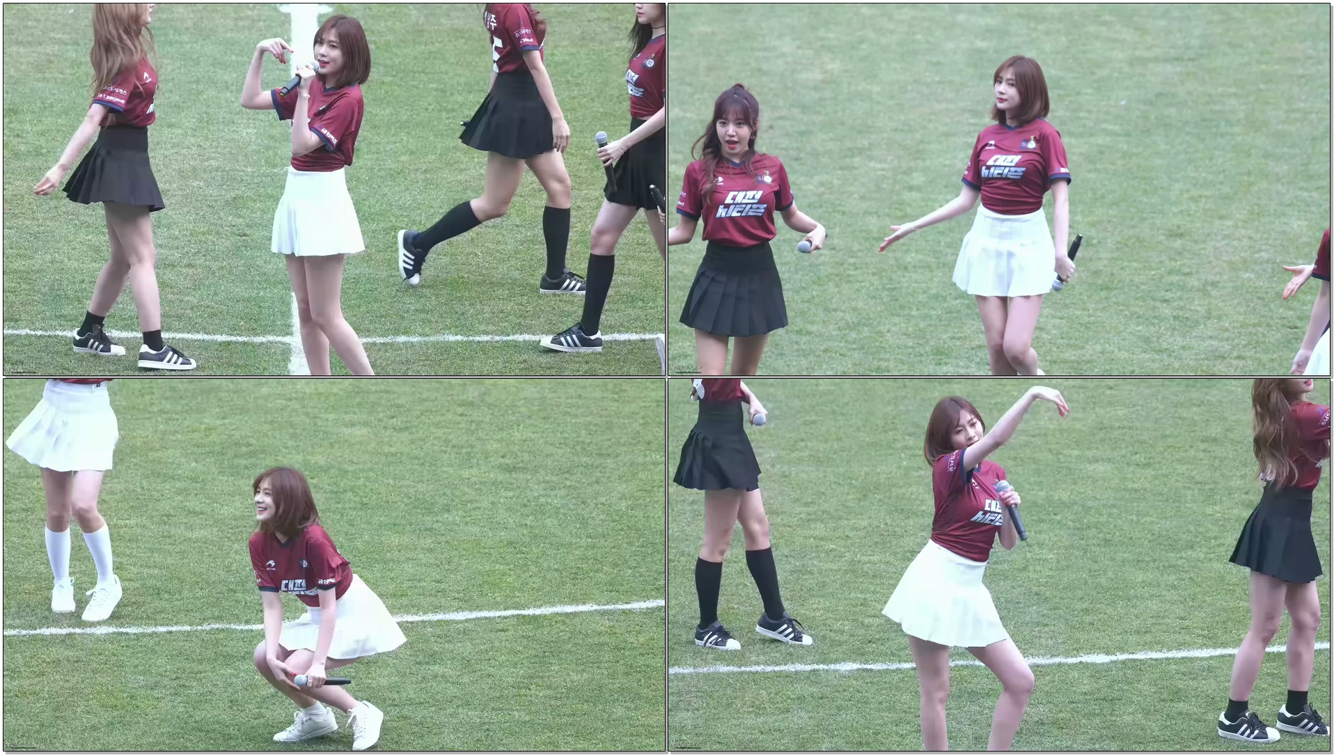 170312 에이핑크(Apink) 오하영 프로축구 대전시티즌 홈개막전 하프타임 공연 내가 설렐 수 있게 직캠(Fancam)