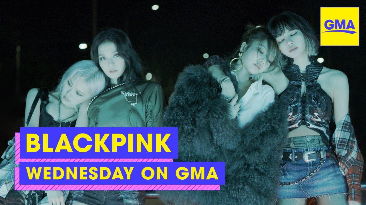 WEDNESDAY ON @GMA: We will have a performance by @blackpink you won't want to miss! #blackpink #TheAlbum ? ?