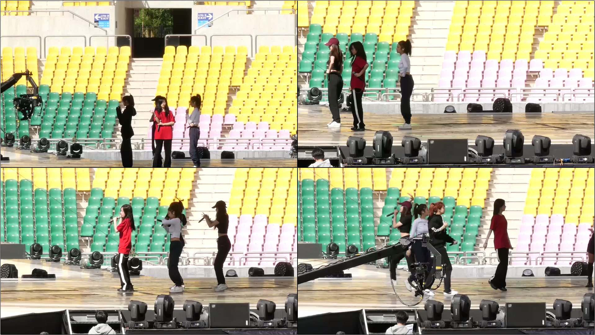 171022 블랙핑크 (BLACKPINK) 불장난(PLAYING WITH FIRE) 사복 카메라 리허설 [전체] Side 직캠 Fancam (부산 원아시아) by Mera