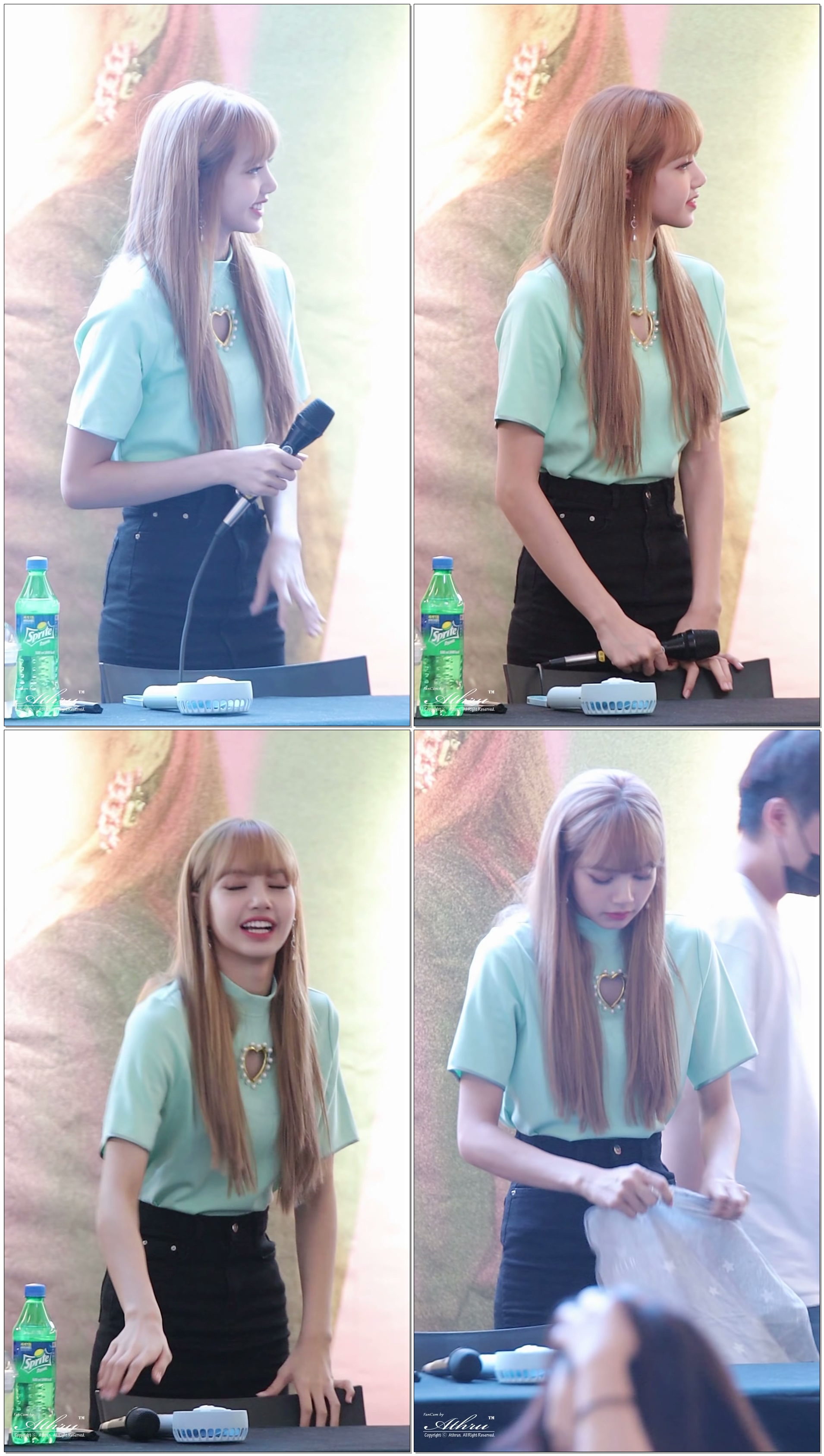 180708 블랙핑크 BLACKPINK 리사 LISA (ปราณปริยา มโนบาล) +입장&인사~♡ 60p 직캠 FanCam @IFC몰 by Athrun