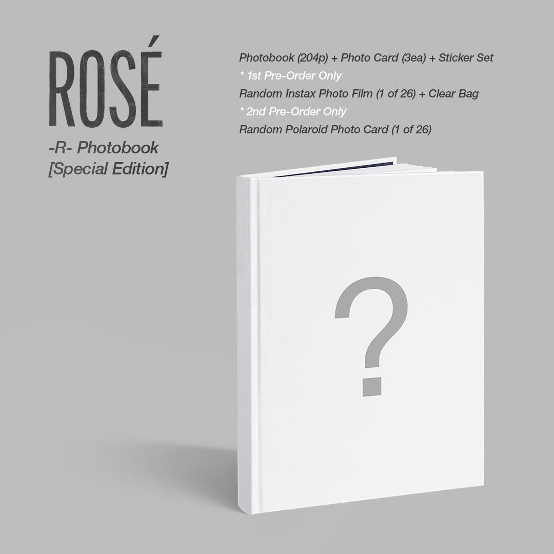 블랙핑크 로제 'R' 포토북 스페셜 에디션, 예약 판매 시작