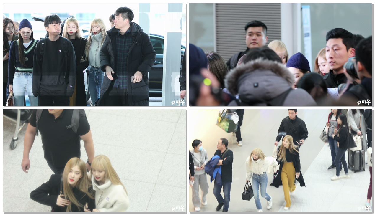 190201 블랙핑크(BLACKPINK) 리사(Lisa) 출국 Departure [인천공항] 4K 직캠 by 비몽