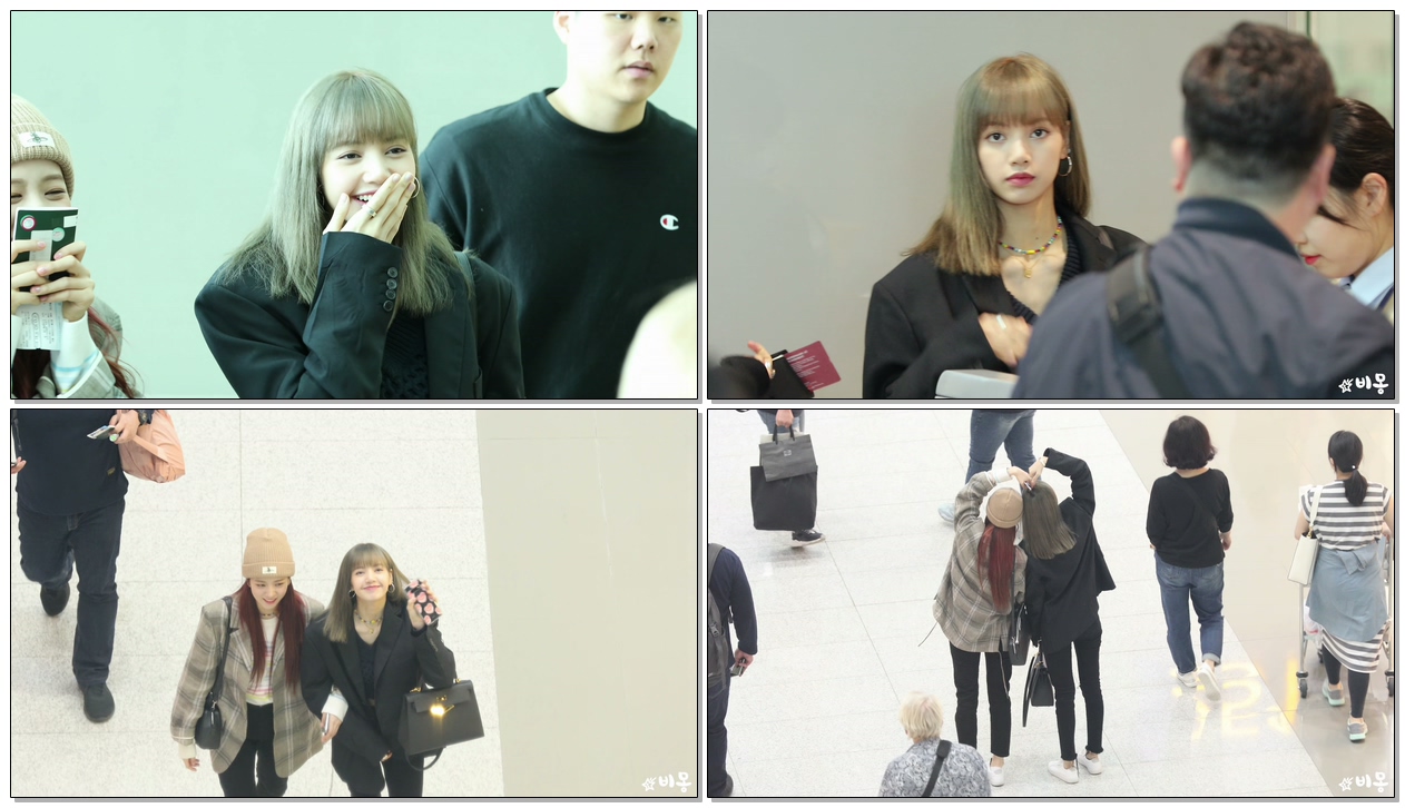 190411 #블랙핑크(#BLACKPINK) #리사(#Lisa) 출국 Departure [인천공항] by 비몽