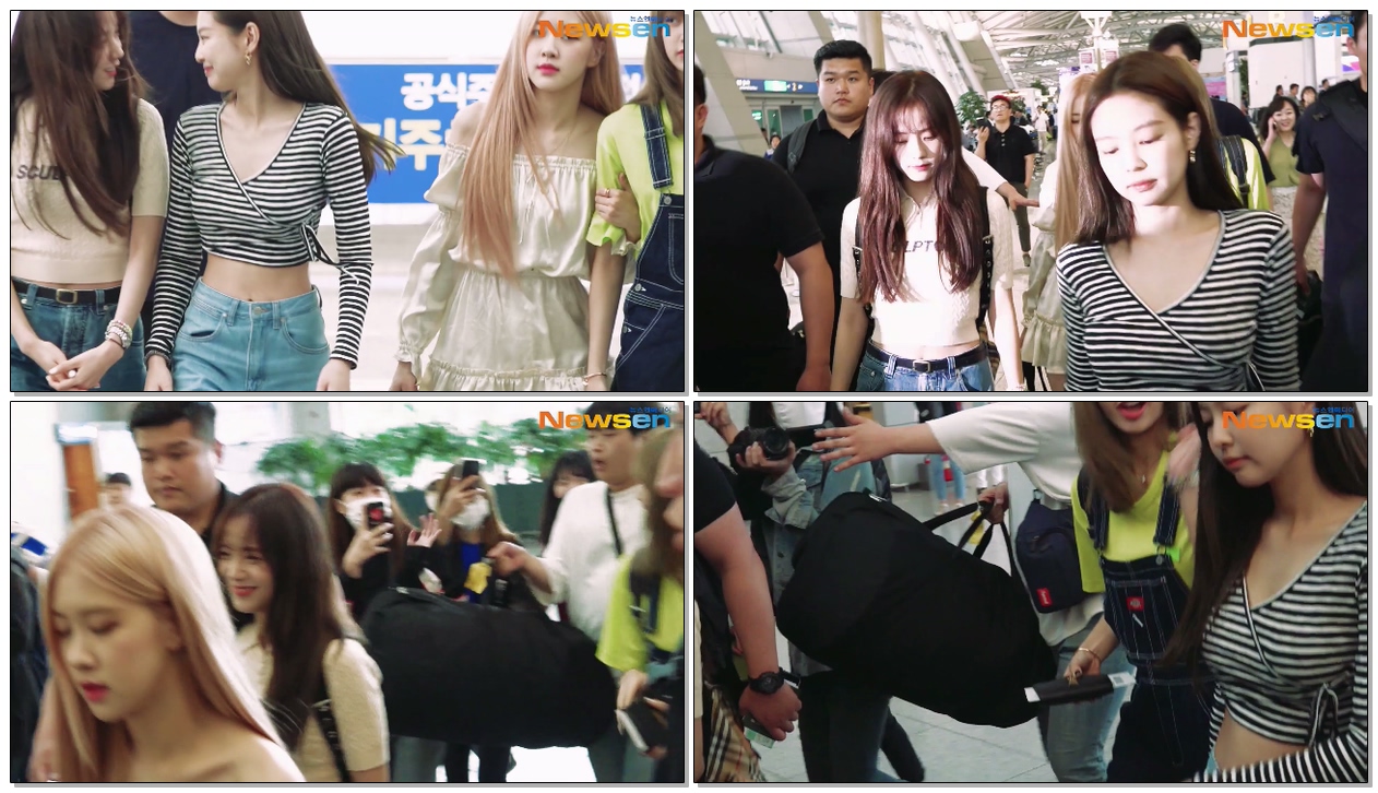 190606 #BLACKPINK #블랙핑크 #출국 블랙핑크(BLACKPINK)