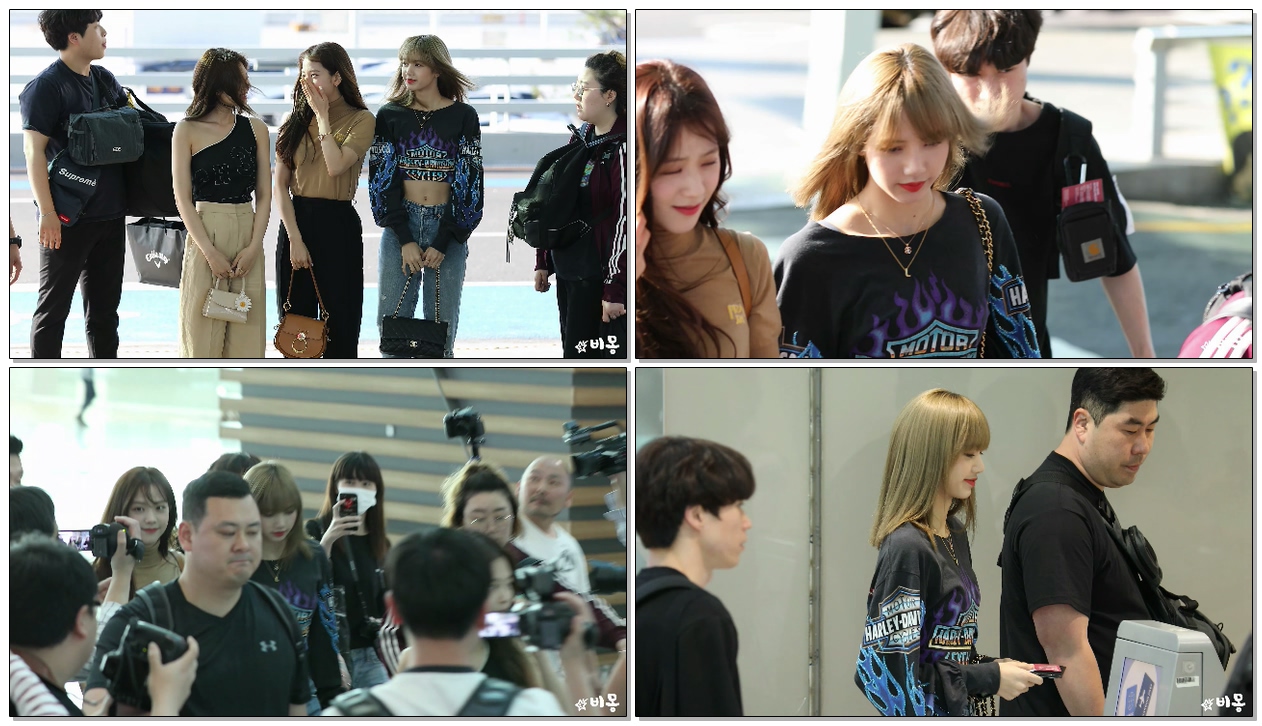190611 #블랙핑크(#BLACKPINK) #리사(#Lisa) 출국 Departure [인천공항] #직캠