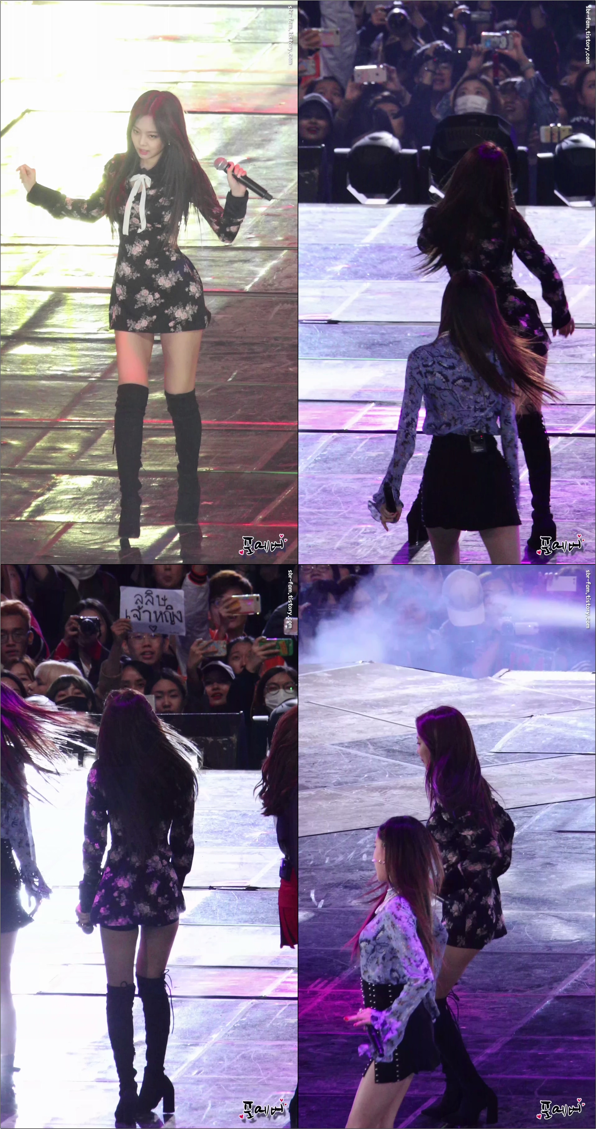 171022 블랙핑크(BLACKPINK) 제니 불장난, 마지막처럼 부산 원아페 직캠(Fancam) by 포에버