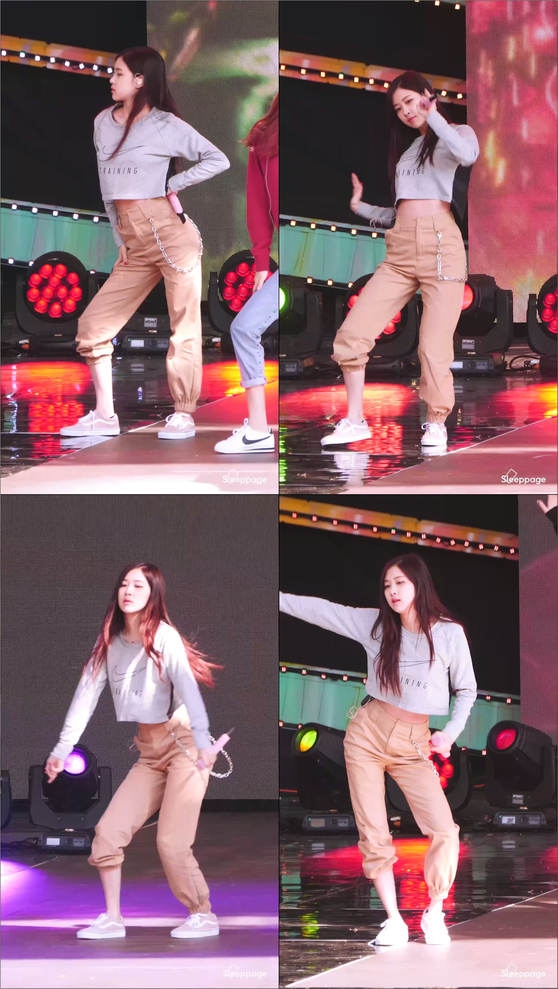 171028 블랙핑크 BLACKPINK 불장난 Playing With Fire 리허설 Rehearsal 로제 ROSÉ @ 평창뮤직페스타 By Sleeppage