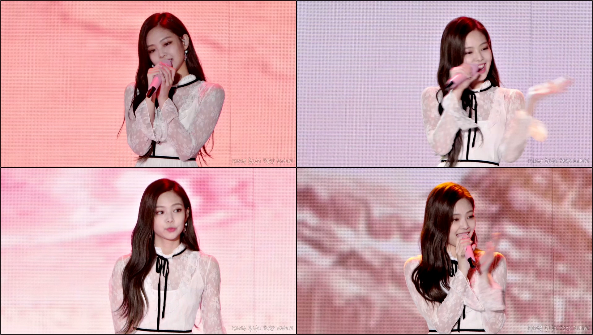 171028 BLACKPINK (블랙핑크), 제니 'STAY (스테이)' 직캠 By 도라삐 @ 평화기원 평창 뮤직 페스타, 휘닉스 평창