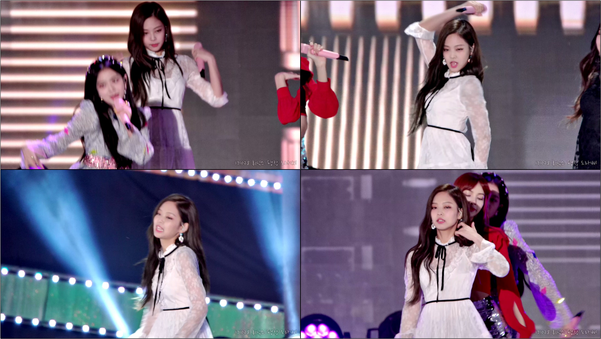 171028 BLACKPINK (블랙핑크), 제니 '마지막처럼(As If It's Your Last)' 직캠 By 도라삐 @ 평화기원 평창 뮤직 페스타, 휘닉스 평창