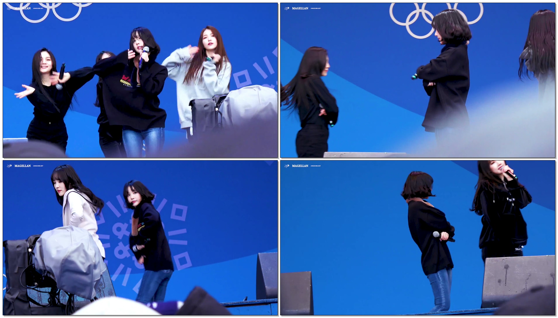 180223 핑(Crush) 여자친구 은하 사복 리허설 직캠 GFRIEND EUNHA FANCAM @평창올림픽 메달플라자 헤드라이너