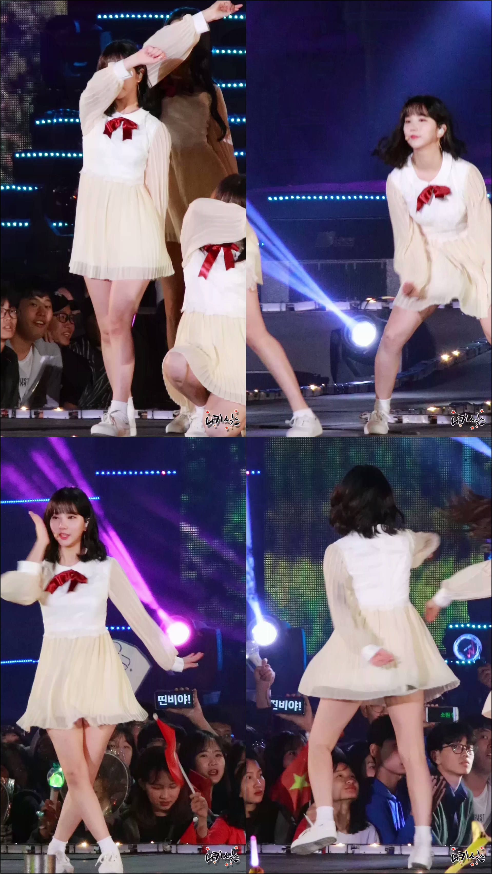 171014 여자친구(GFRIEND) 은하 귀를 기울이면 한베트남 수교 25주년 우정슈퍼쇼 직캠(Fancam) by 니키식스