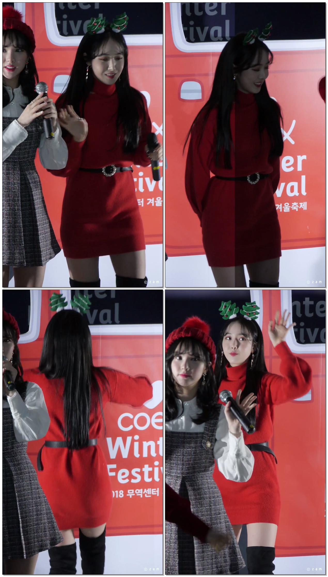 181224 여자친구 GFRIEND 신비 - 캐롤송 Feliz Navidad (코엑스윈터페스티벌) 직캠 fancam by zam