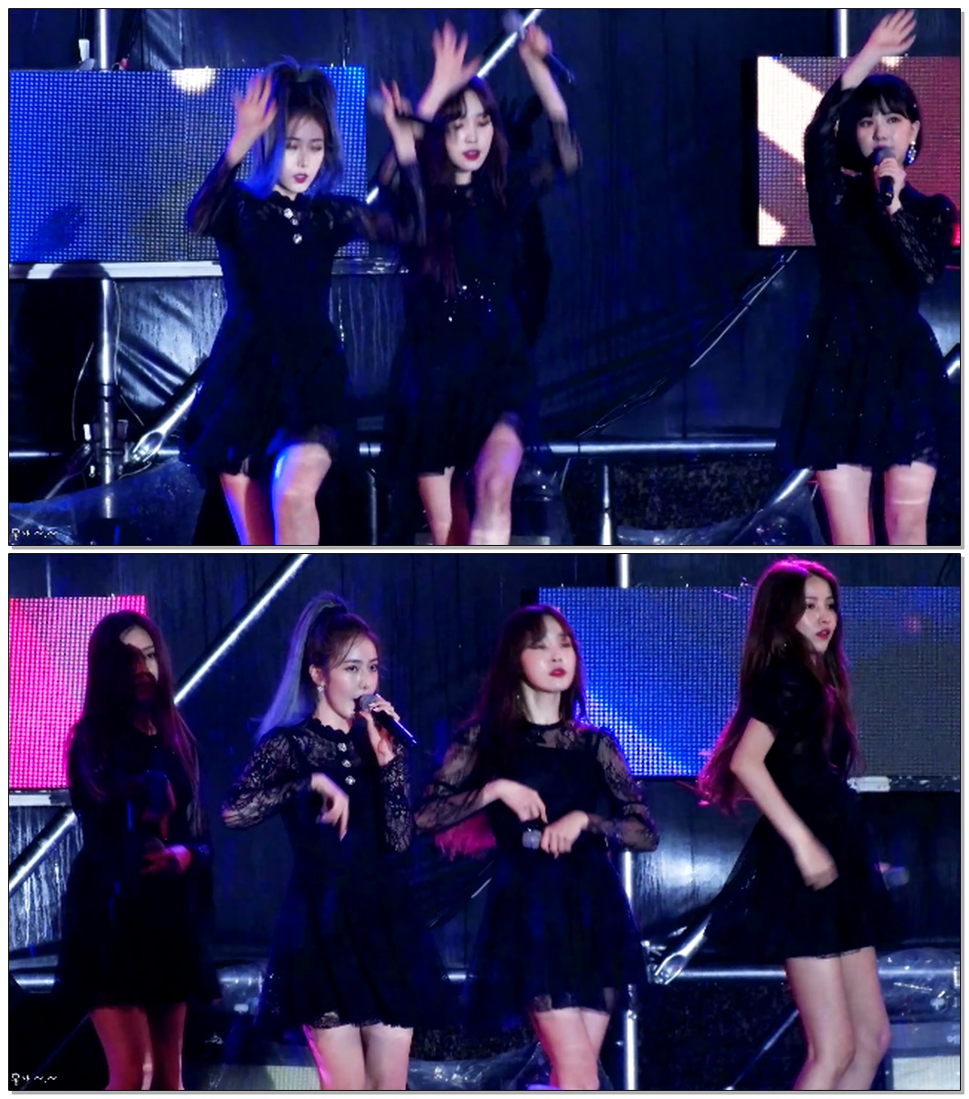 [폭우속] 190615 #여자친구(#GFRIEND) #유주 안동 케이팝 콘서트 밤(Time for the moon night) #직캠(#Fancam)