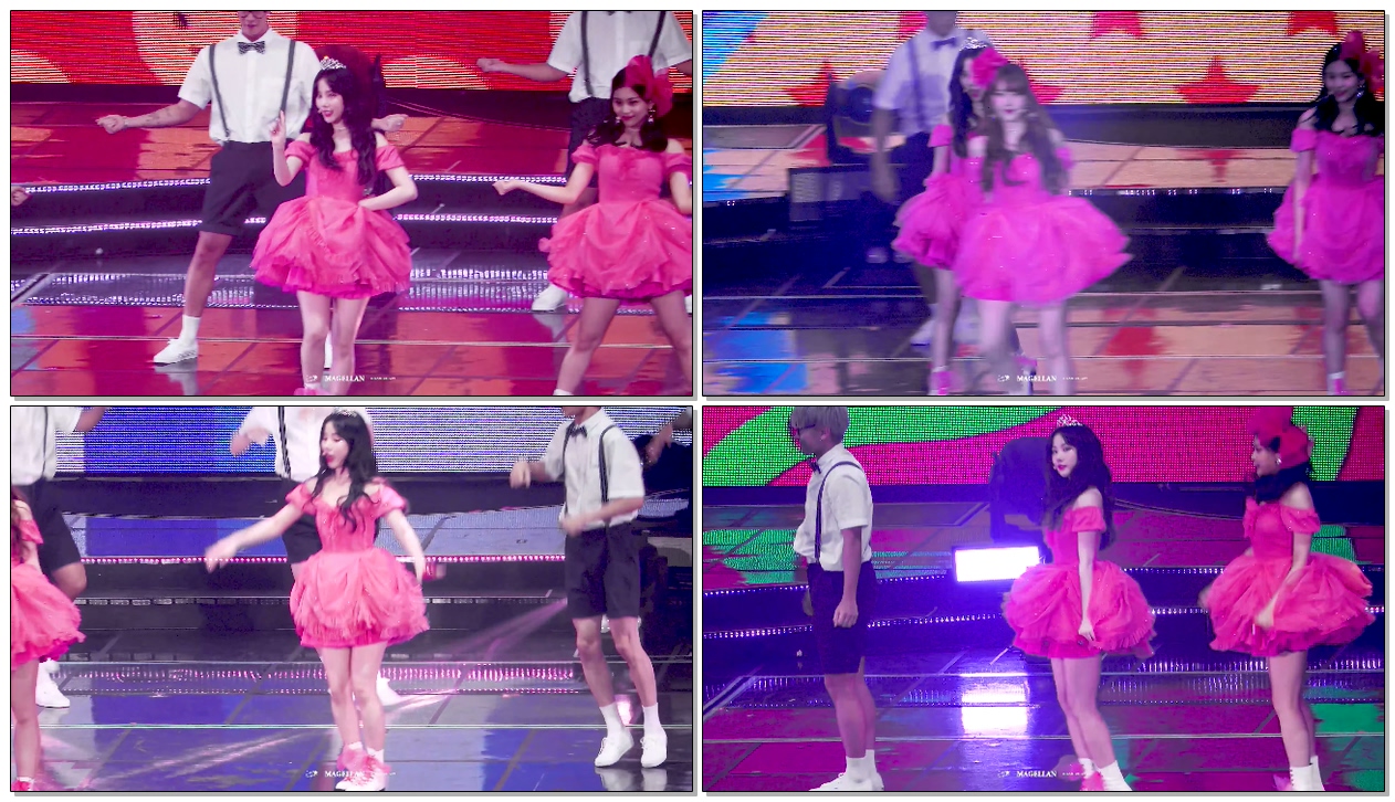 190519 부끄소년 허그허그 유닛 #여자친구 #은하 GFRIEND EUNHA FANCAM