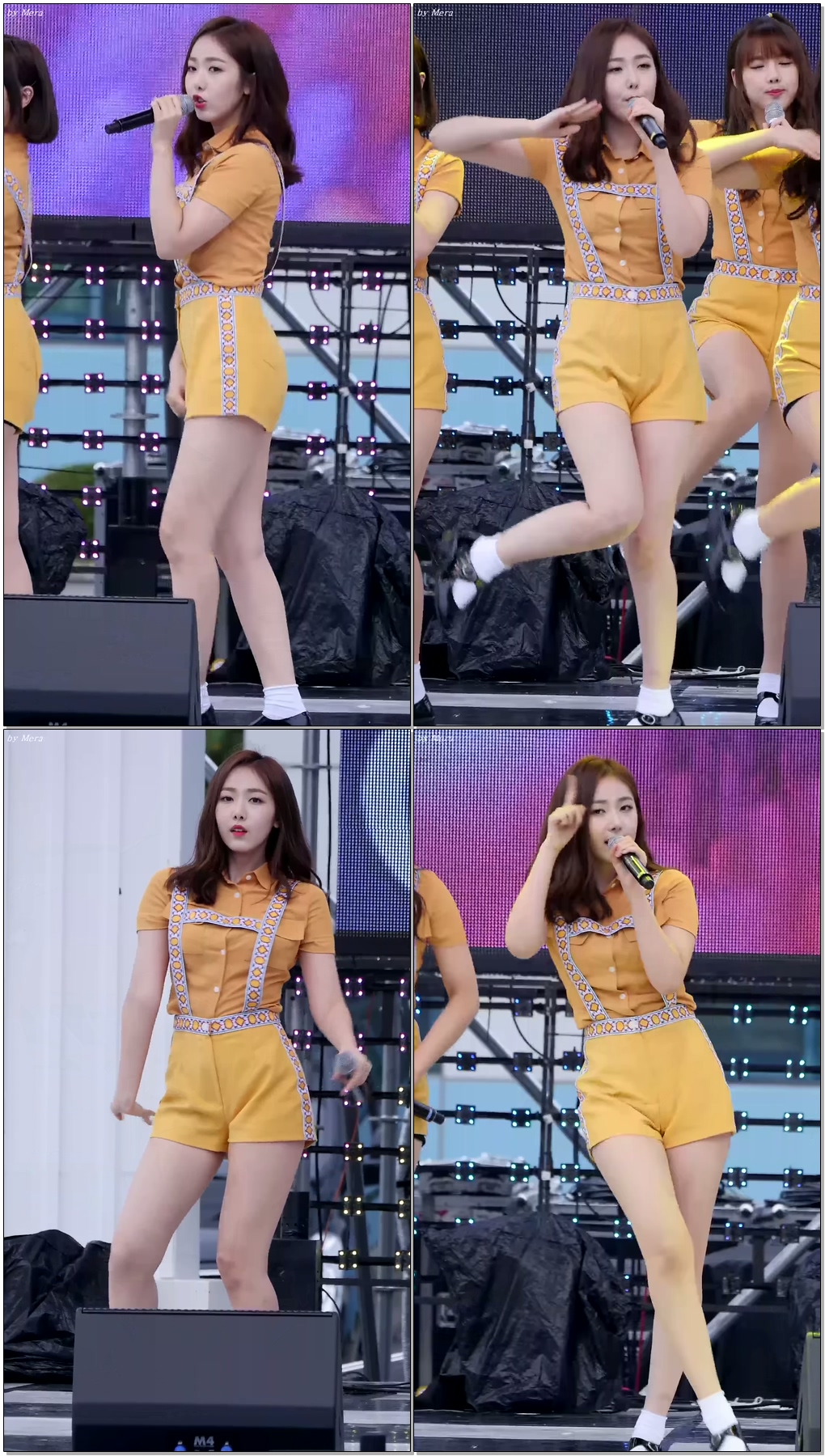 160927 여자친구 (GFRIEND) 오늘부터 우리는 Me Gustas Tu [신비] SinB 직캠 Fancam (평창올림픽 G-500 기념행사) by Mera