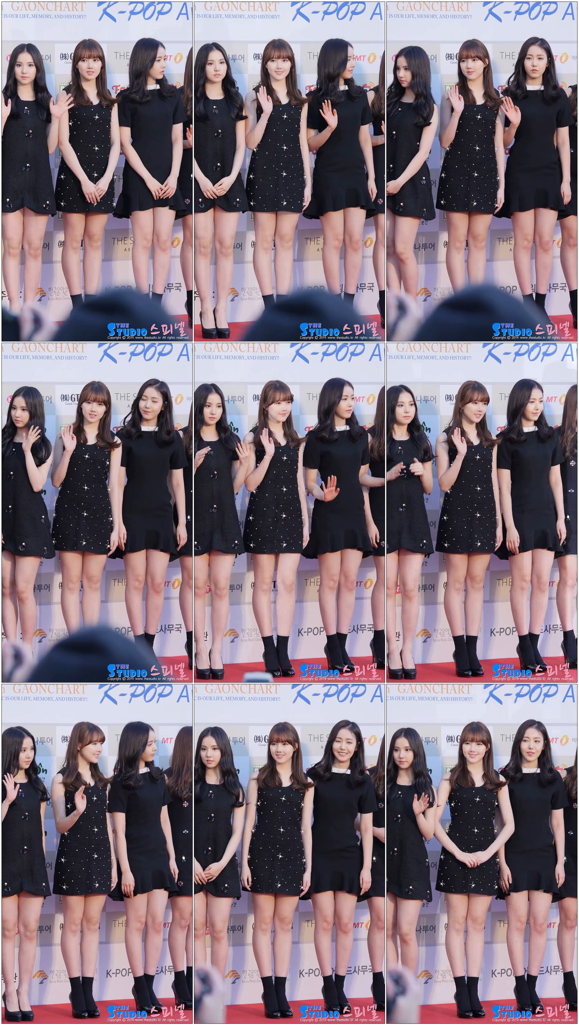 160217 가온차트 K-POP 어워드 레드카펫 여자친구(GFRIEND) 예린 신비 직캠 by Spinel