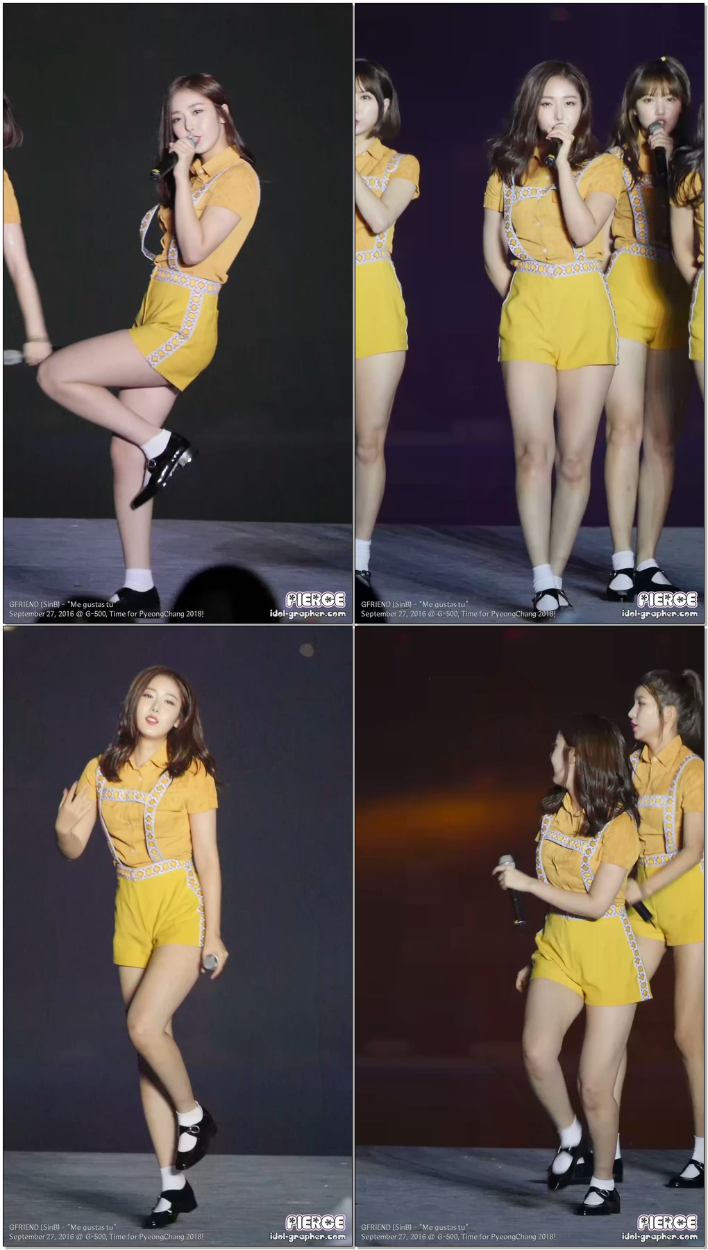 [160927] 여자친구 GFRIEND (신비 SinB) - 오늘부터 우리는 Me gustas tu (평창올림픽 G-500@여의도) 직캠/Fancam by PIERCE