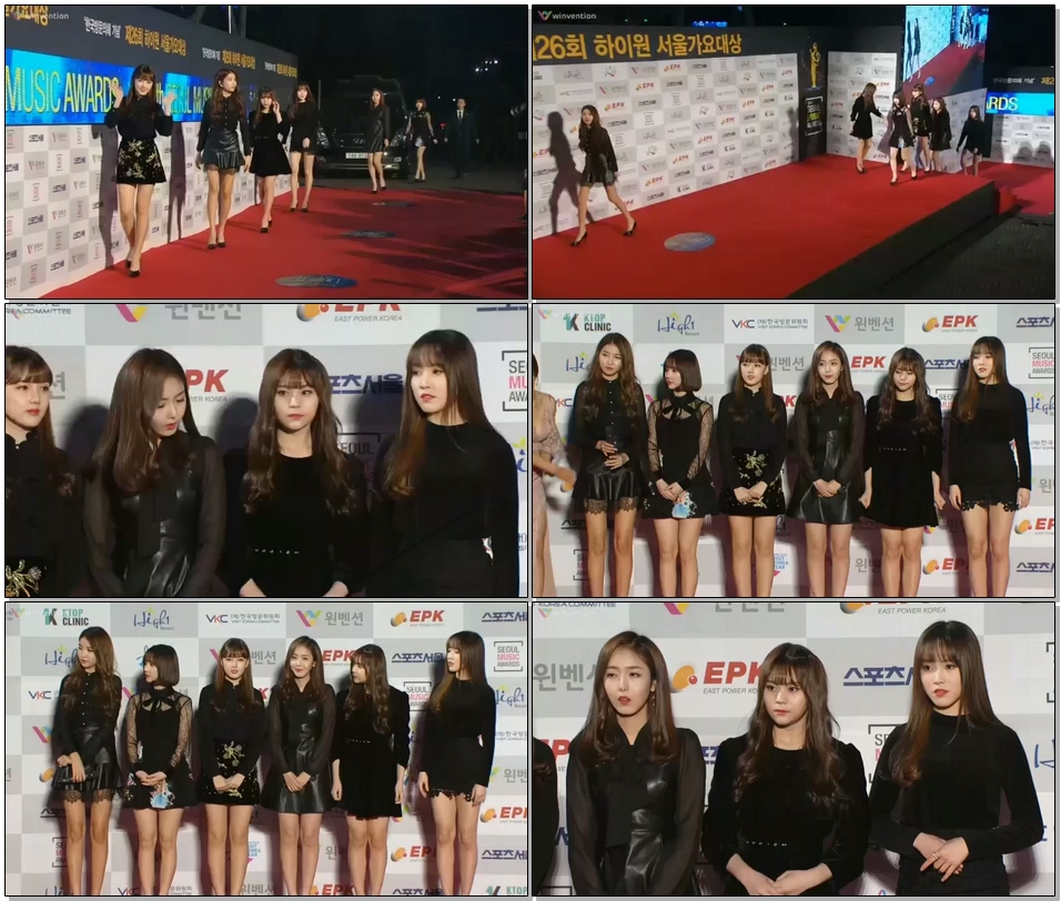 2017 서울가요대상 레드카펫.여자친구(GFRIEND).swf