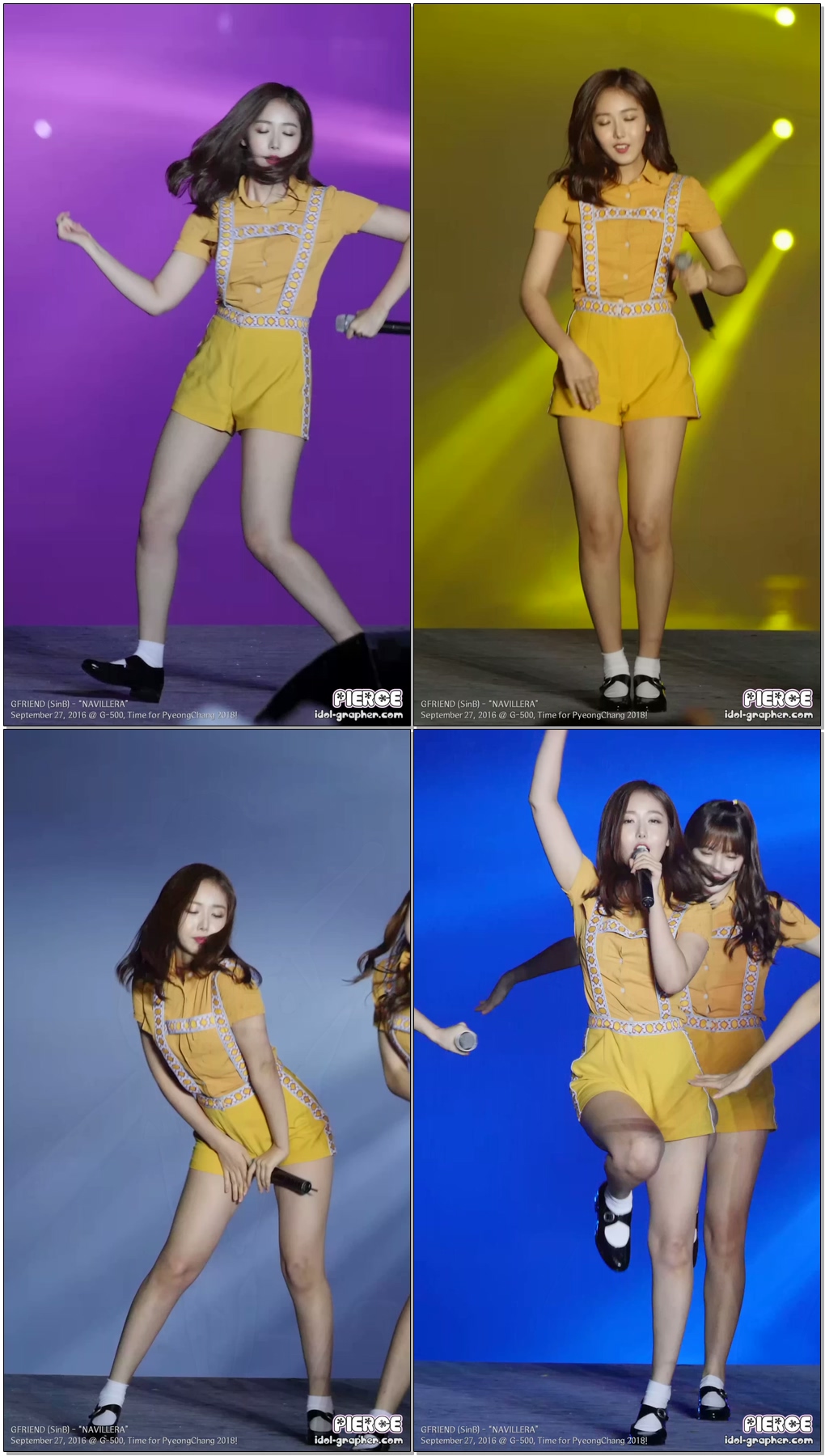 [160927] 여자친구 GFRIEND (신비 SinB) - 너 그리고 나 NAVILLERA (평창올림픽 G-500 행사@여의도) 직캠/Fancam by PIERCE