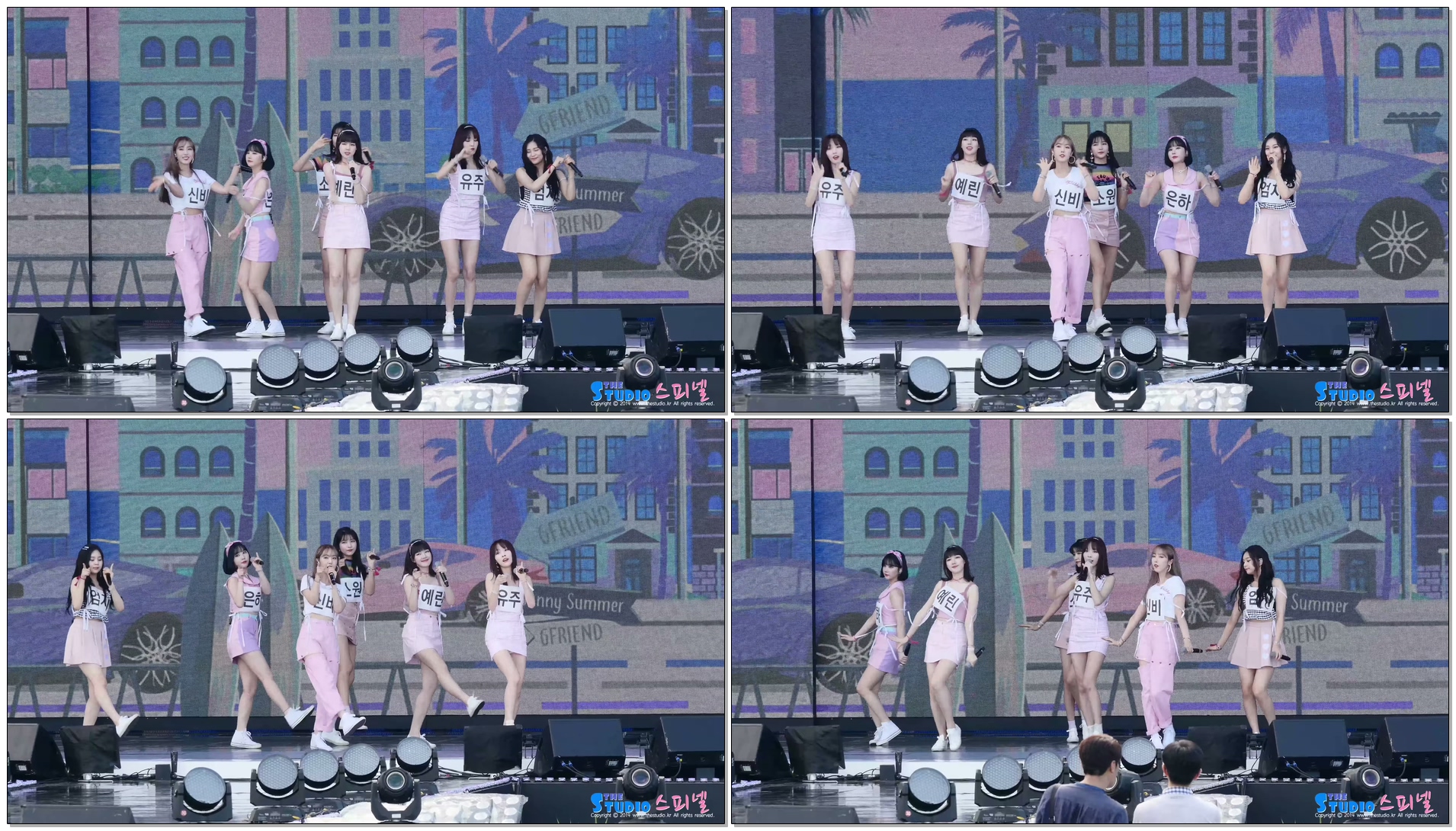 180811 여자친구 GFRIEND 리허설 Rehearsal 여름여름해 Sunny Summer 4K 직캠 @ DMZ 평화콘서트 by Spinel