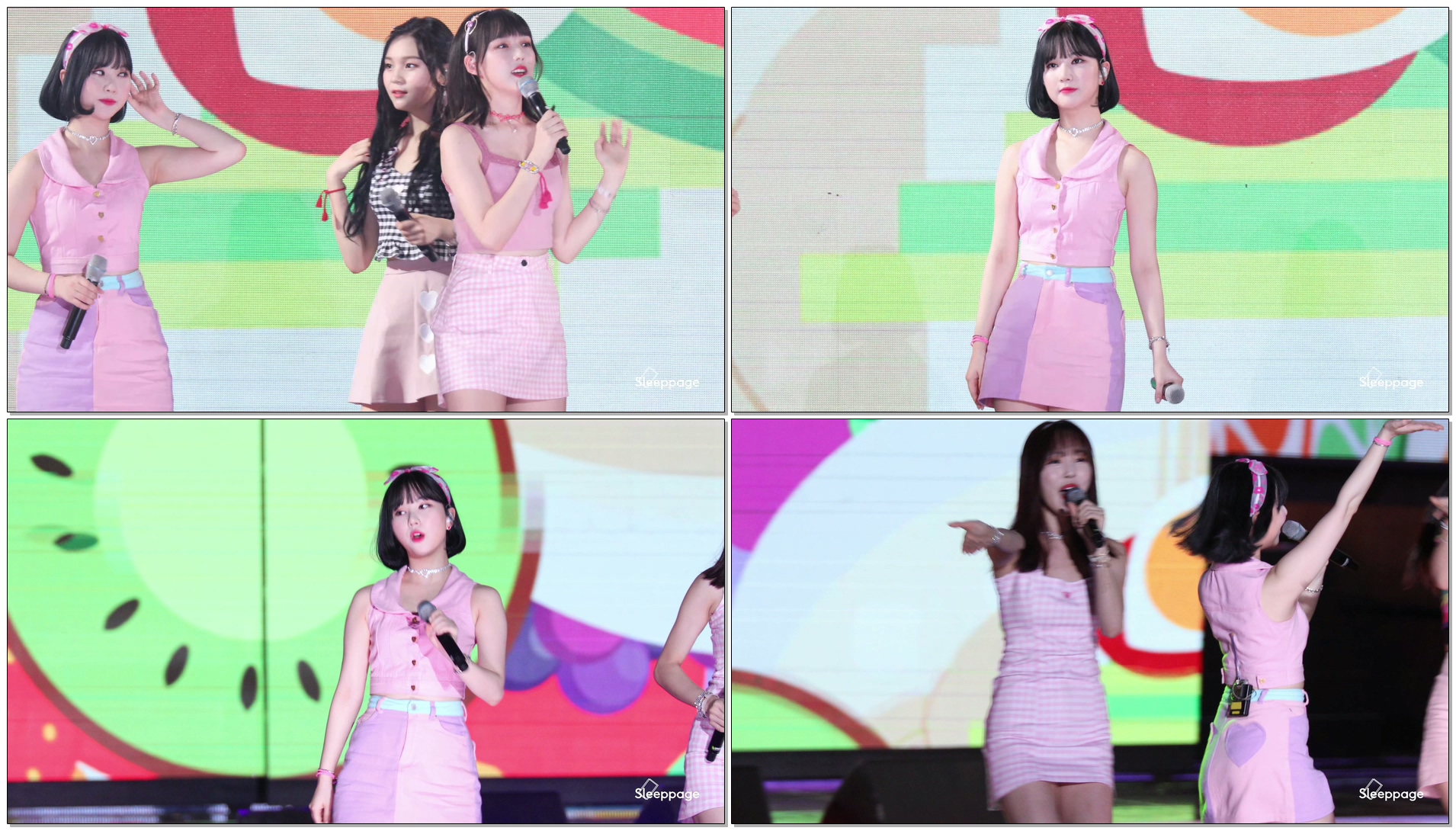 [4K] 180811 여자친구 GFriends 냉면 Cold Noodles 은하 Eunha @ DMZ평화콘서트 By Sleeppage