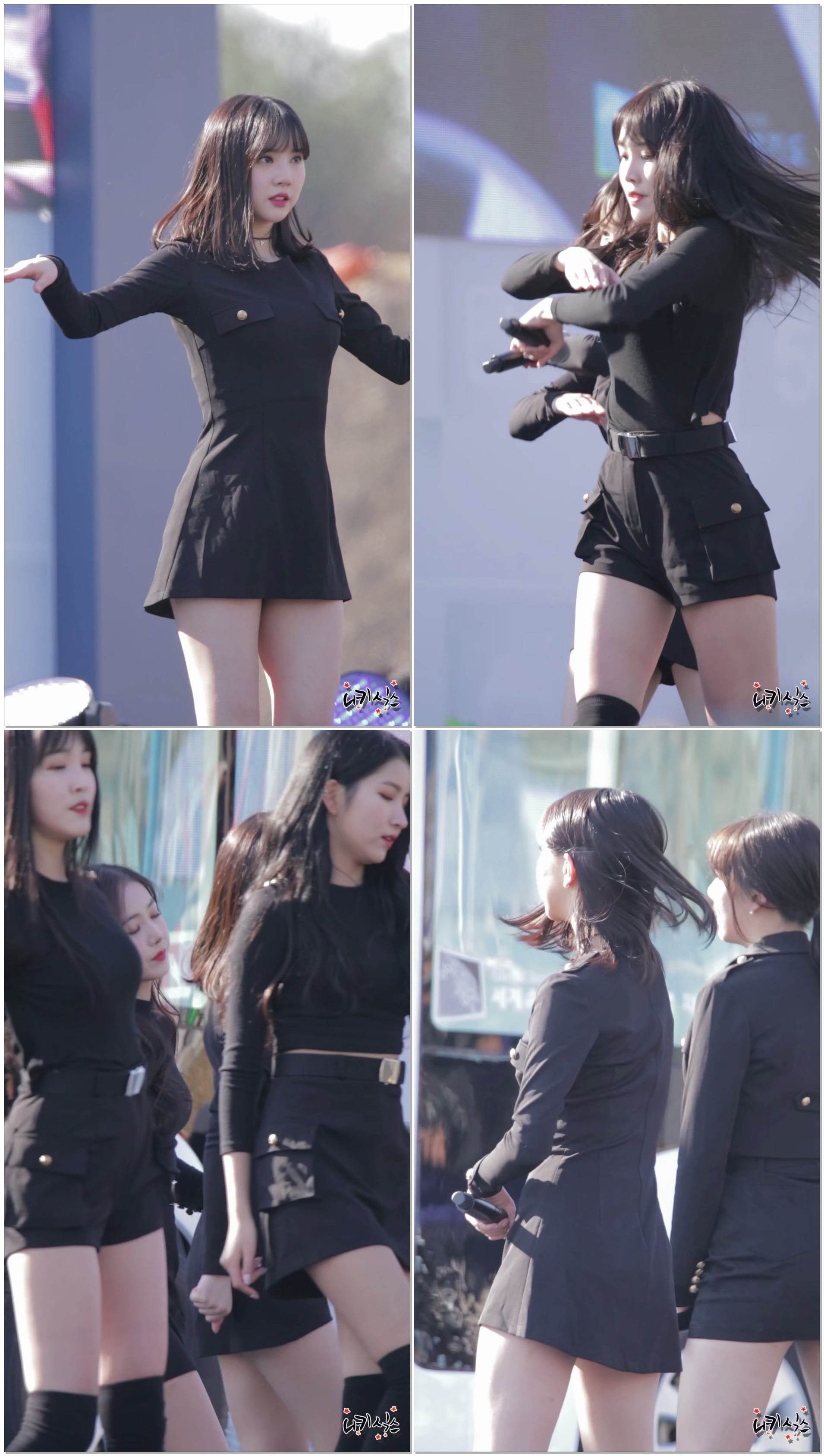 171116 여자친구(GFRIEND) 은하 FINGERTIP 판교 자율주행모터쇼 직캠(Fancam) by 니키식스
