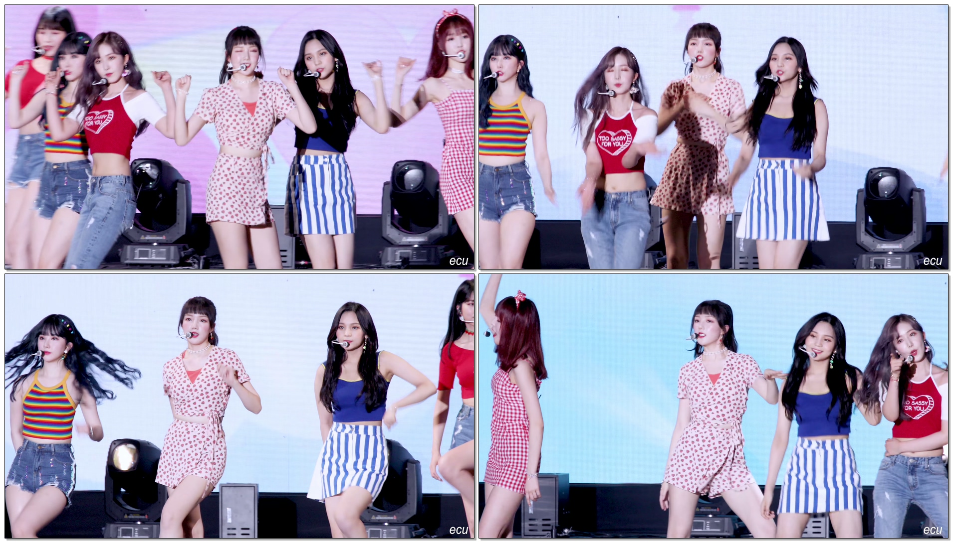 [4K] 180723 여자친구 (GFRIEND) 예린 (Yerin) 오늘부터 우리는 (Me Gustas Tu) / 울산 썸머페스티벌 직캠 fancam by ecu