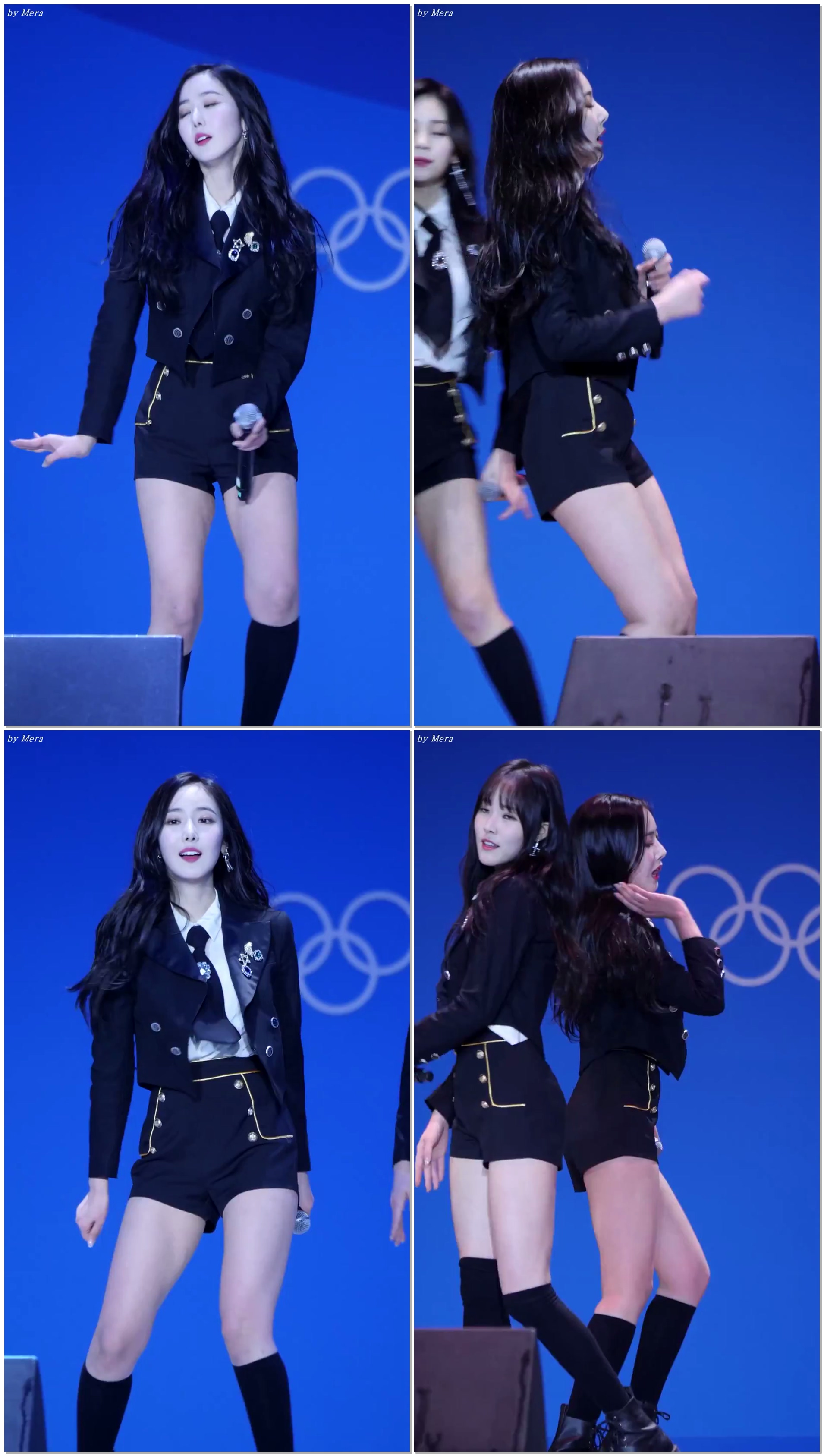 180223 여자친구 (GFRIEND) 핑 (Crush) [신비] SinB 직캠 Fancam (평창 동계올림픽 '헤드라이너쇼' ) by Mera