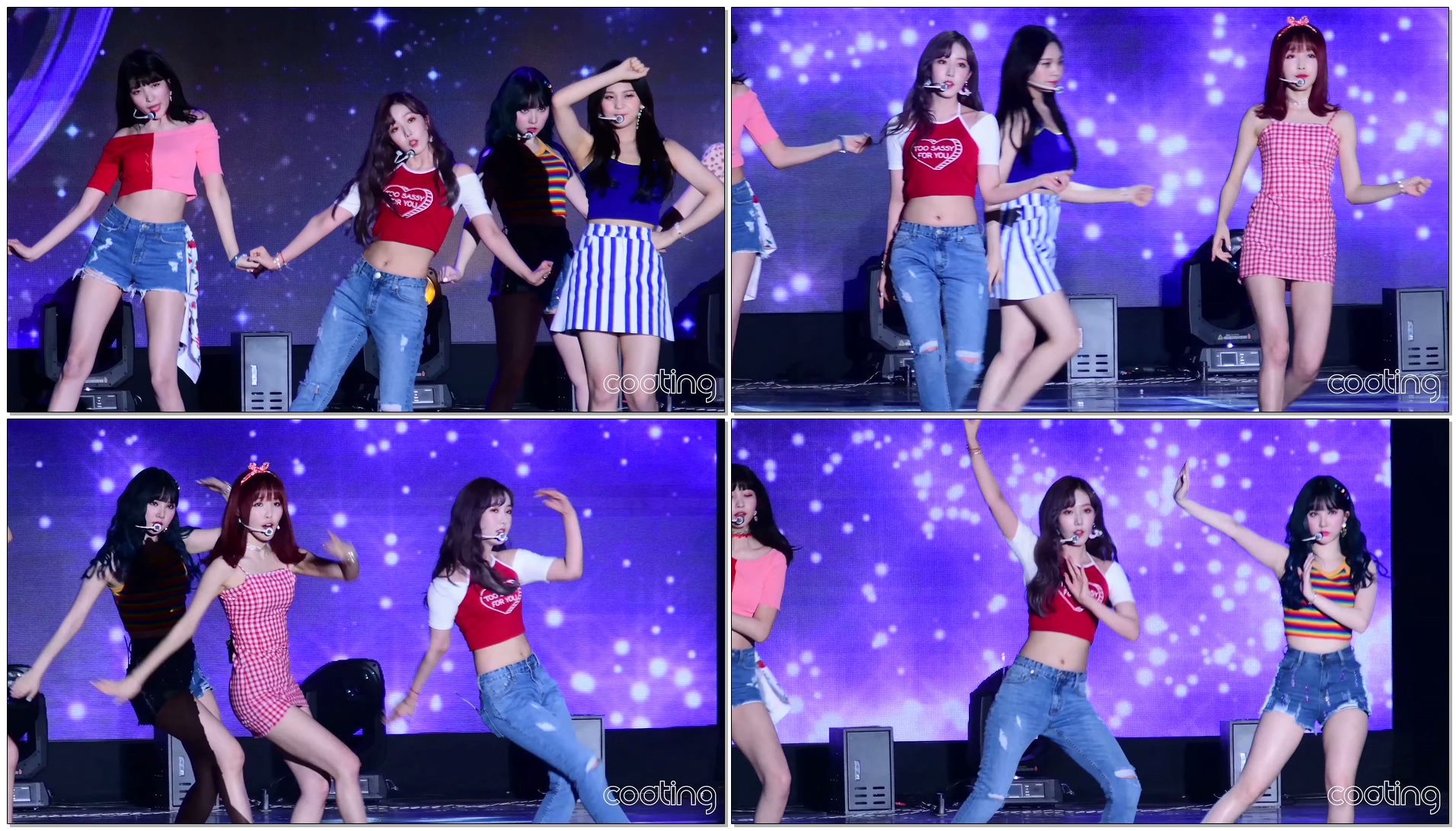 [4K] 180723 H19_V1 여자친구(GFRIEND)-밤 (Time for the moon night)(신비) 직캠Fancam / 울산 음악중심