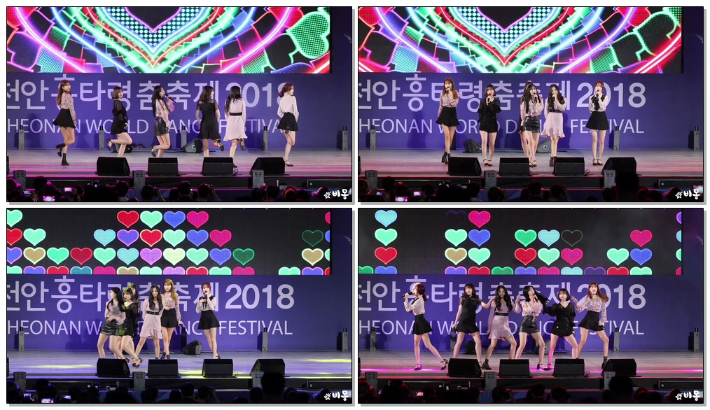 180912 여자친구(GFRIEND) - 오늘부터 우리는 (Me Gustas Tu) [천안흥타령춤축제] 4K 직캠 by 비몽