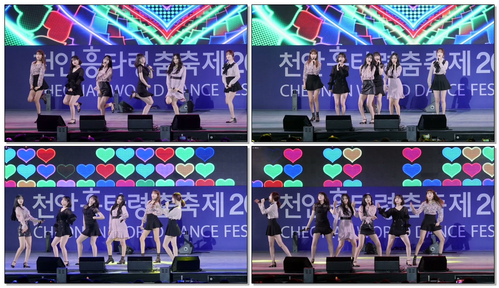 180912 여자친구 (GFRIEND)오늘부터 우리는 Me Gustas Tu [4K] 직캠 Fancam (천안흥타령 춤축제 2018) by Mera