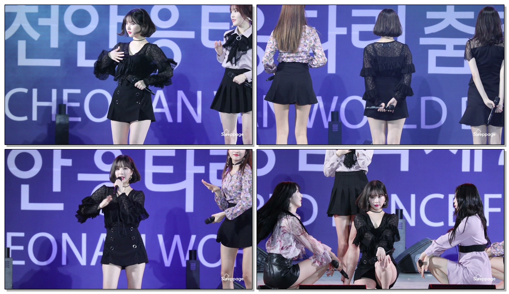 [4K] 180912 여자친구 GFRIEND 너 그리고 나 NAVILLERA 은하 EUNHA @ 천안흥타령춤축제 By Sleeppage